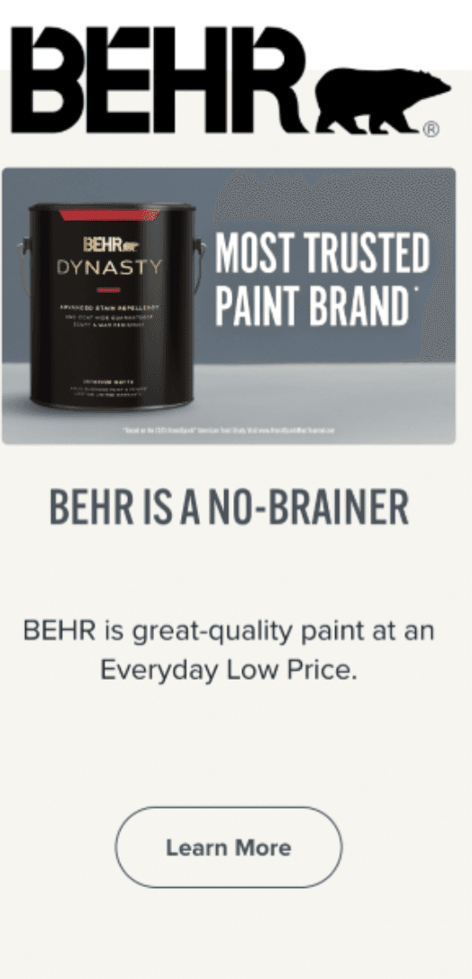 BEHR Ad